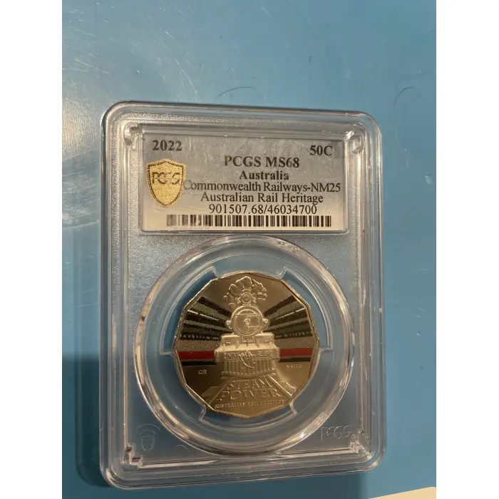 Australia railway   heritage at its finest with this stunning colourful coin