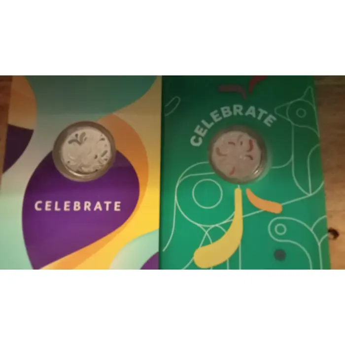  Celebrate 50c coloured 2025 & 2026 Loop 