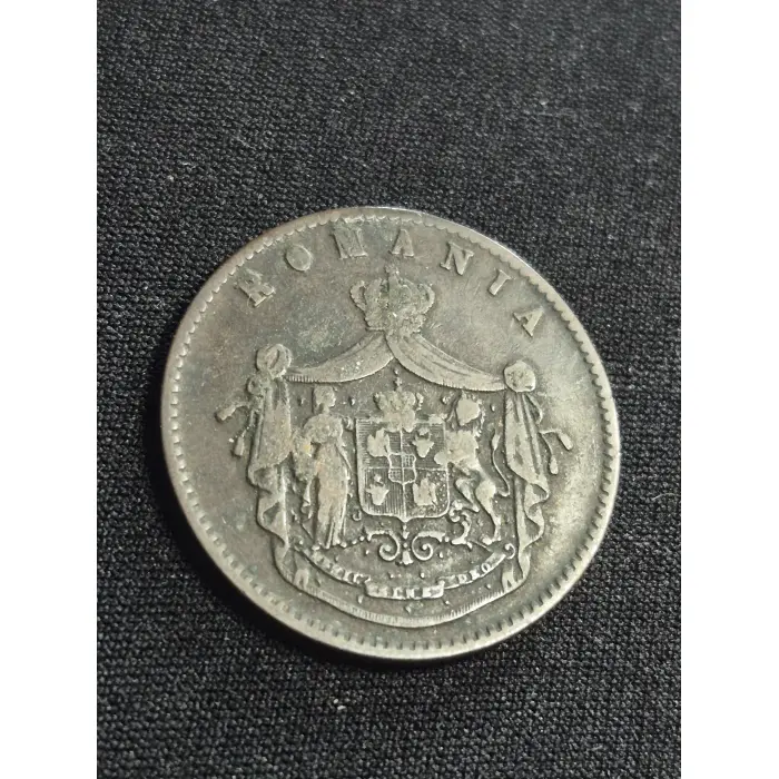 1867 Romania 10 Bani Bronze Coin – First Modern Romanian Issue