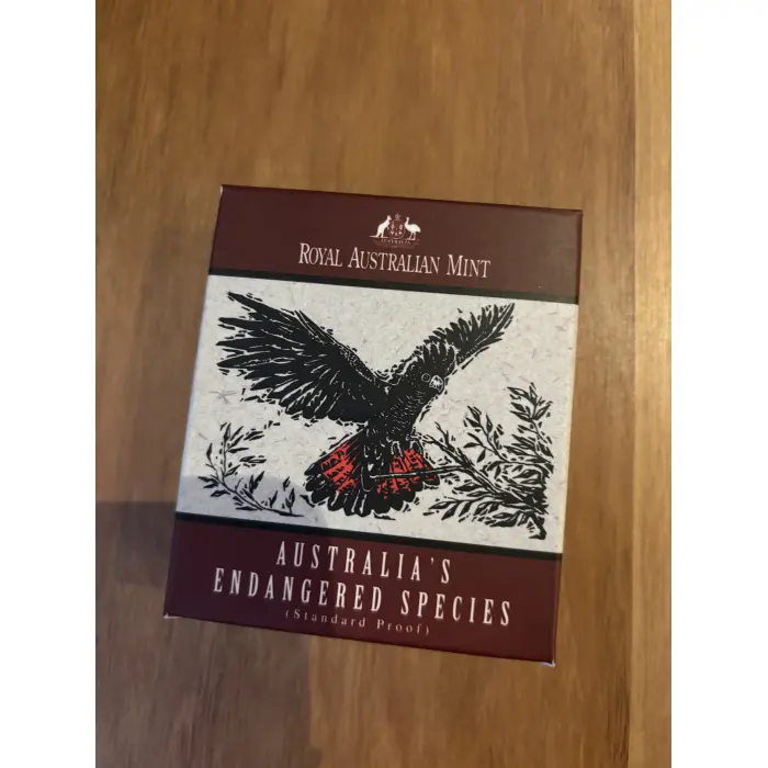 1997 $10  1oz Silver Proof Coin - Australia's Endangered Species Cockatoo 