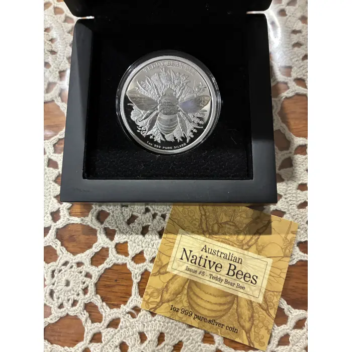 2026 AUSTRALIAN NATIVE BEES 1oz SILVER $2 COIN “TEDDY BEAR BEE” ISSUE # 5