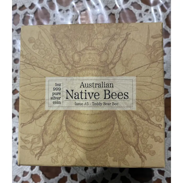 2026 AUSTRALIAN NATIVE BEES 1oz SILVER $2 COIN “TEDDY BEAR BEE” ISSUE # 5