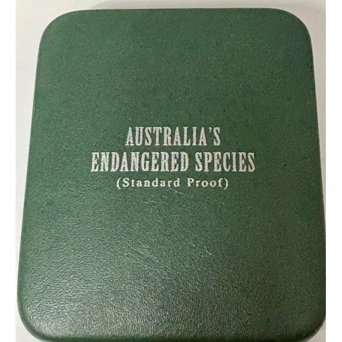 Royal Aus Mint -1998 $10 Silver Proof Aus Endangered Northern Hairy-Nosed Wombat