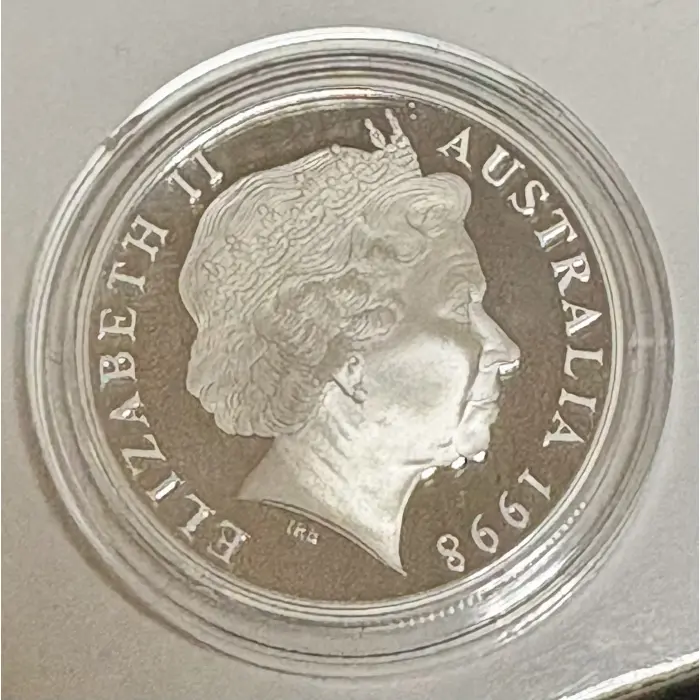 Royal Aus Mint -1998 $10 Silver Proof Aus Endangered Northern Hairy-Nosed Wombat