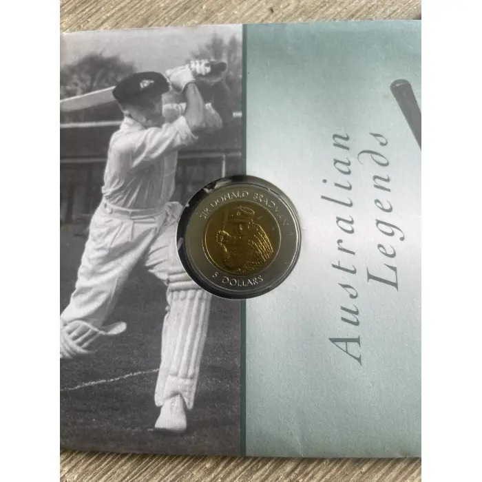 Bundle - 2 x Sir Donald Bradman $5 Collector Coins