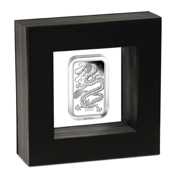 2026 Dragon $1 1oz Silver Rectangular Proof Coin