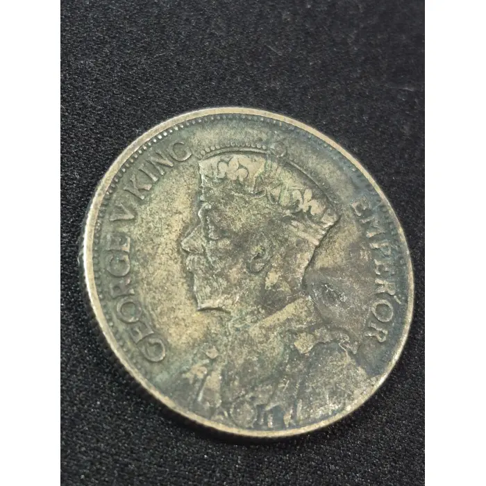 1933 New Zealand One Florin Silver Coin (First year of issue)
