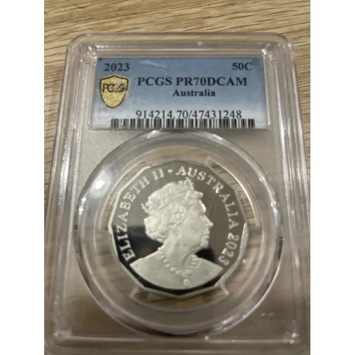 2023 top pop PCGS PR 70 this stunning 50 cent coin would 