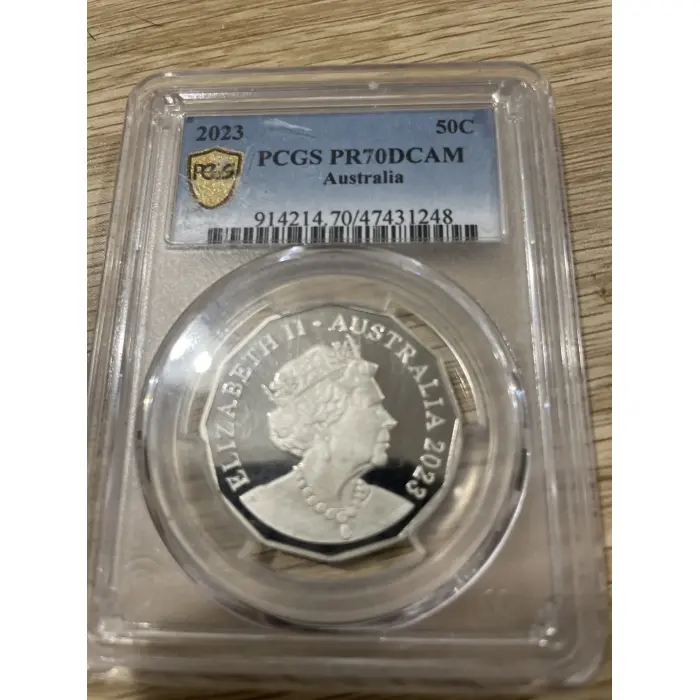 2023 top pop PCGS PR 70 this stunning 50 cent coin would 