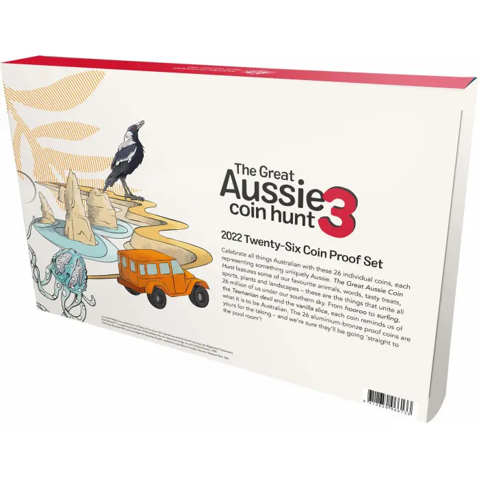 THE GREAT AUSSIE COIN HUNT 3 - TWENTY-SIX COIN PROOF SET 2022
