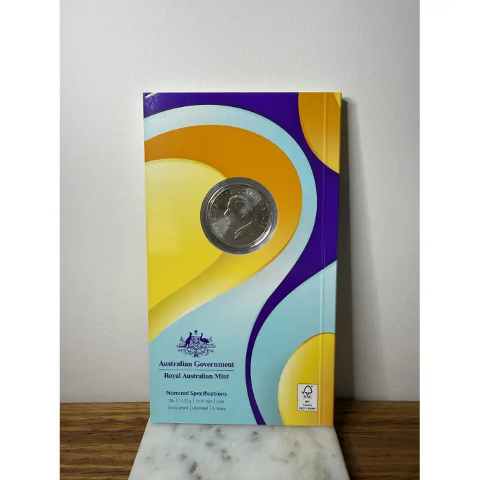 2025 50c CELEBRATIONS COLOURED CARDED COIN