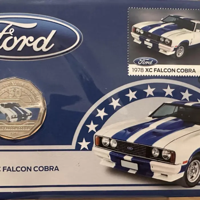 2018 PNC - 1978 XC Ford Falcon Cobra - Stamp & Coin Cover