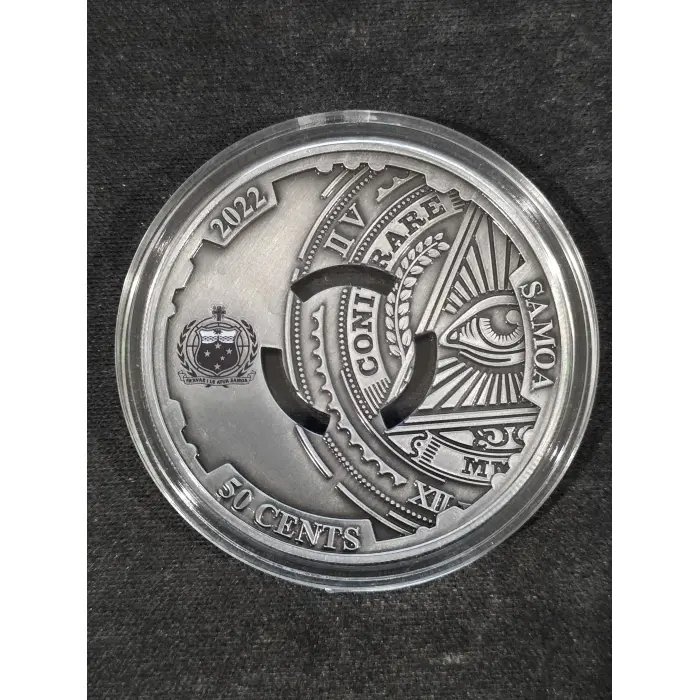 Samoa 2022 50c conspiracy theory "chemtrails" 9999 mintage