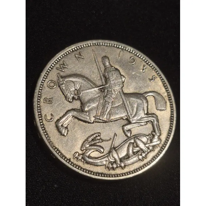 1935 Great Britain Silver Crown – King George V Silver Jubilee Issue