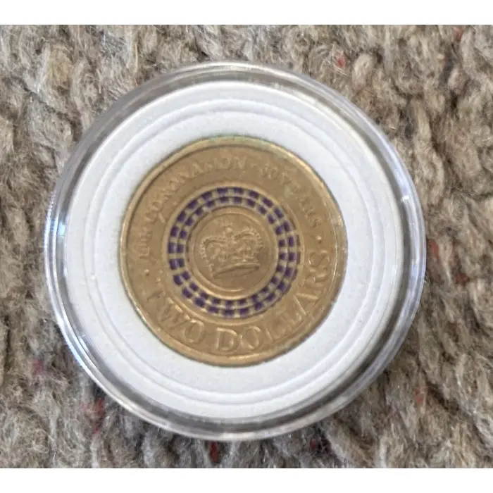 $2 coloured coins  circulated collectors folder  2012-2023
