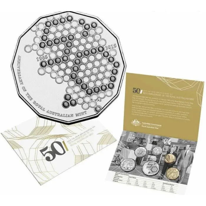 2015 Mint Set Royal Australian Mint UNC Coin Set 2015