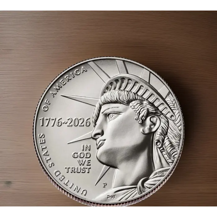 2026 Unc 🇺🇸Semiquincenential 50c Enduring Liberty Stamped 1976-2026 P Mint 