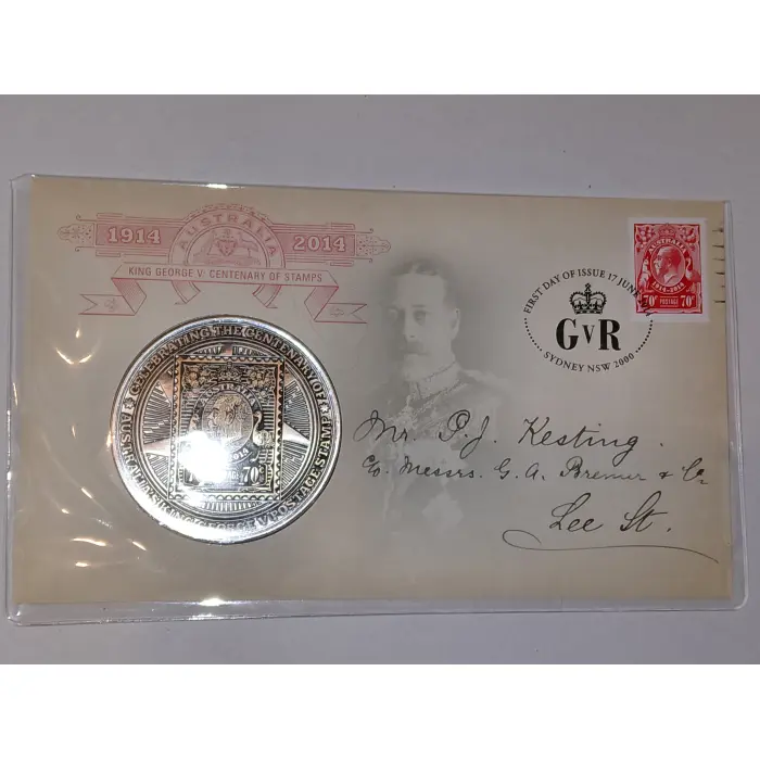 📮2014 "Centenary of the First King George V  Stamp" PMC 3134/3500📮