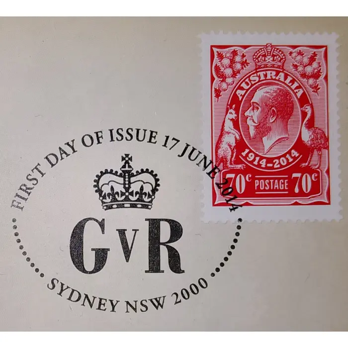 📮2014 "Centenary of the First King George V  Stamp" PMC 3134/3500📮