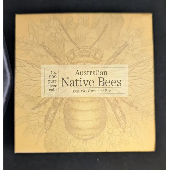2026 Australian Native Bees - Carpenter Bee 1oz Silver Proof Hologram Coin