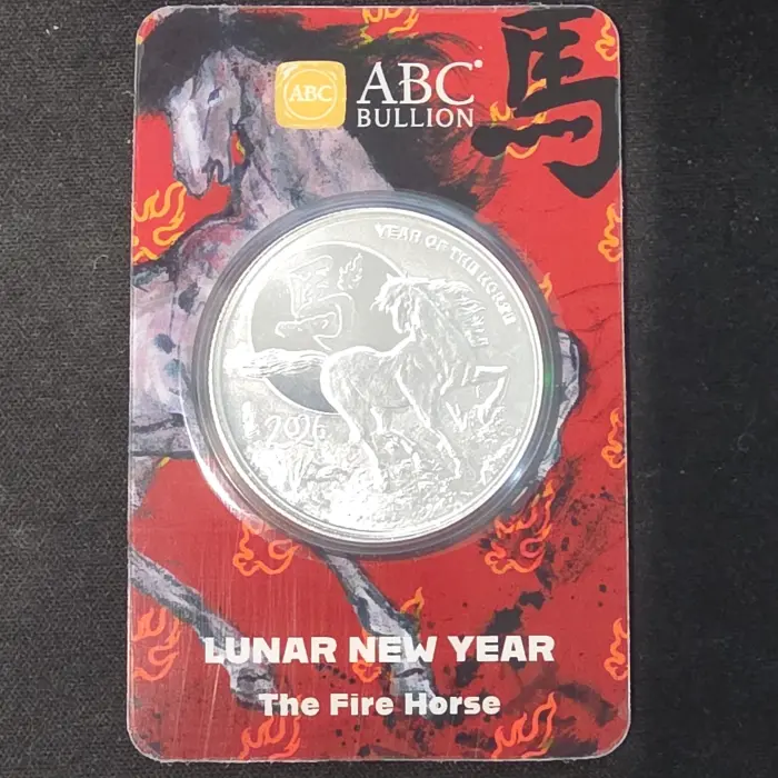 2026 ABC Bullion Lunar New Year Fire Horse 1oz silver coin