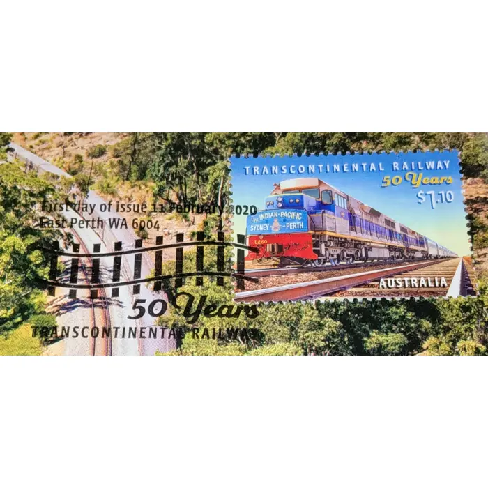 2020 "Transcontinental Railway 50 Years" Ltd PMC