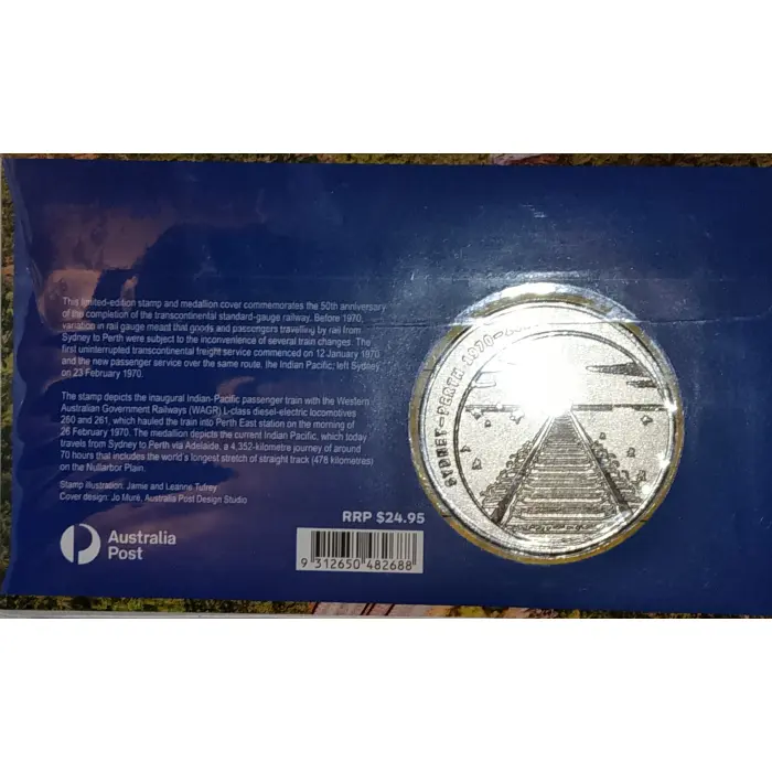 2020 "Transcontinental Railway 50 Years" Ltd PMC
