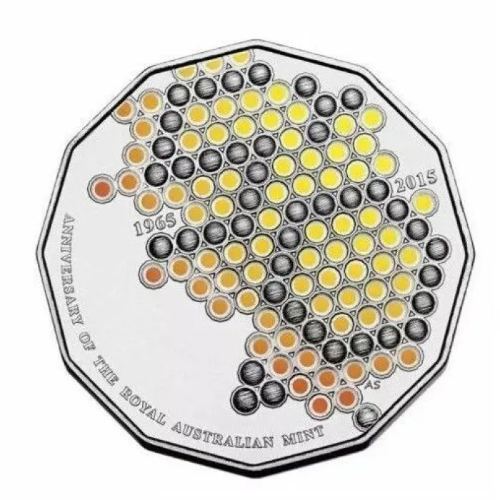 2015 50c 50th anniversary of the World Money Fair Berlin Presentation Card World Money Fair - Limited Release