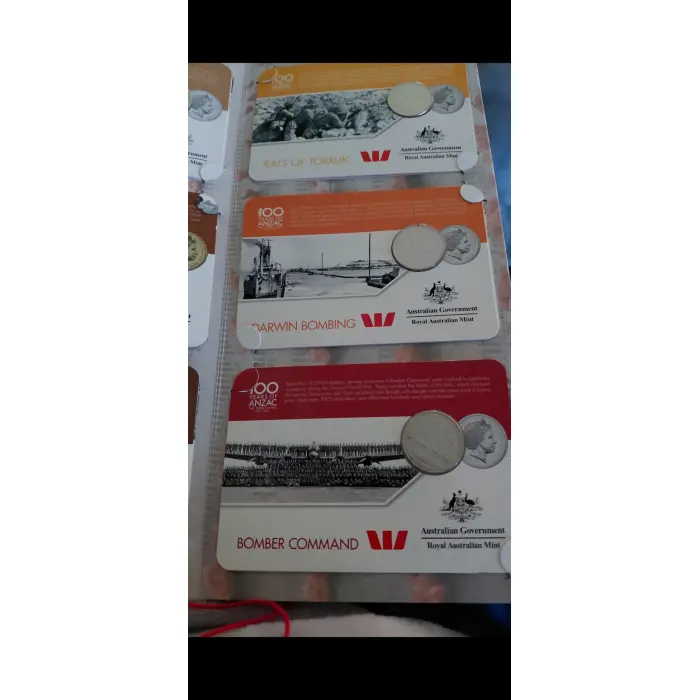 2016 ANZAC to Afghanistan 14 Coin Collection Folder 