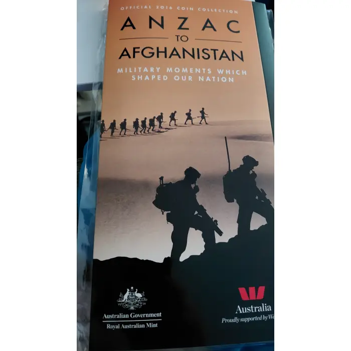2016 ANZAC to Afghanistan 14 Coin Collection Folder 