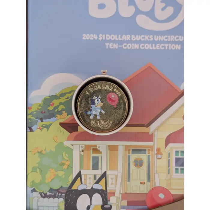 2024 Australia Special Set Bluey Dollarbucks 10 Coin Collection