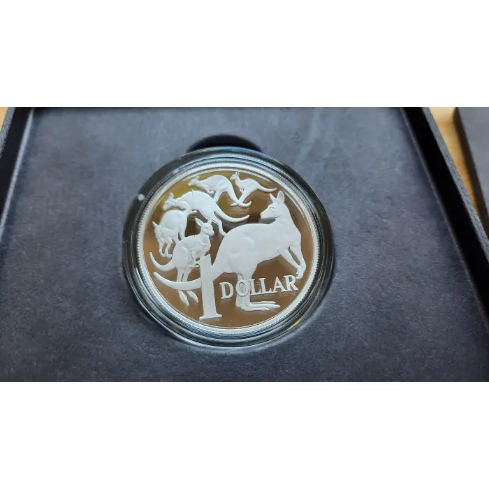 2026 Kangaroo Series - Mob of Six Kangaroos $1 Silver Proof Coin
