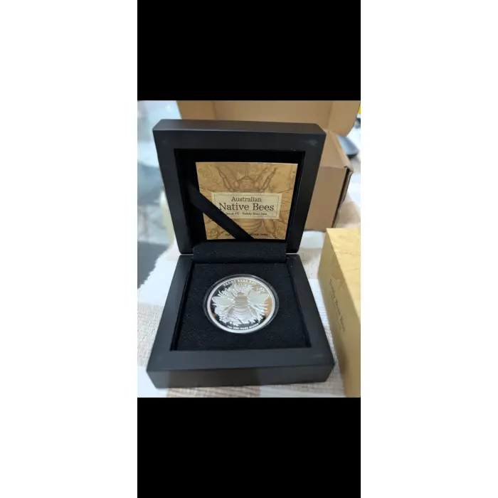 2026 $2 Teddy Bear Bee Hologram 1oz Silver Proof Coin (LOW COA #0075) — Sold Out