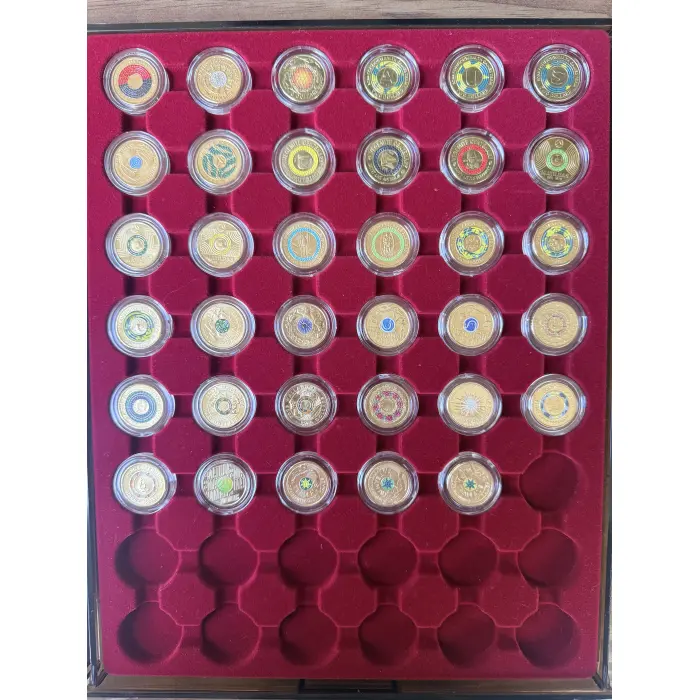 FULL 83 COIN UNCIRCULATED SET INCL. 1988 SILVER PROOF & 2012 RED POPPY