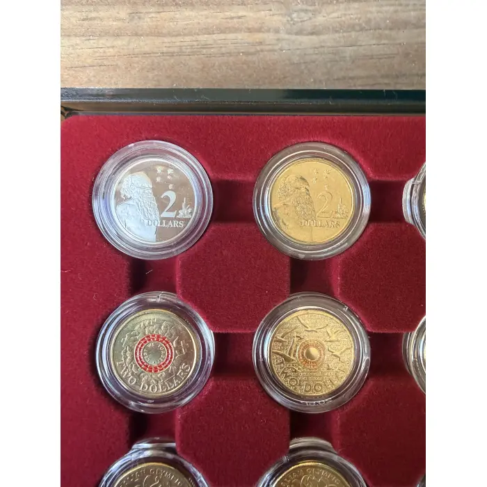 FULL 83 COIN UNCIRCULATED SET INCL. 1988 SILVER PROOF & 2012 RED POPPY