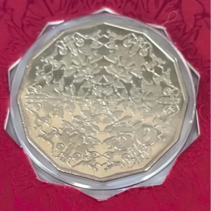 2019 50c 12 Days of Christmas  5 RAM  card  Set