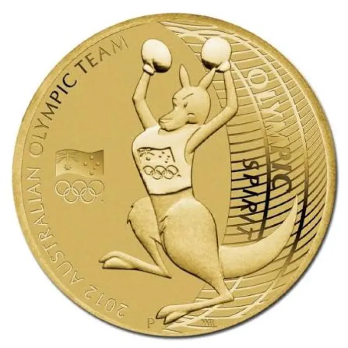 2012 Australian Olympic Team The Road to London $1 1 Dollar Coin & Stamp - Pnc