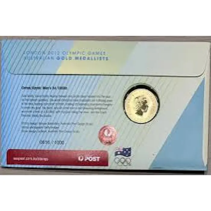 2012 Australian Olympic Team The Road to London $1 1 Dollar Coin & Stamp - Pnc
