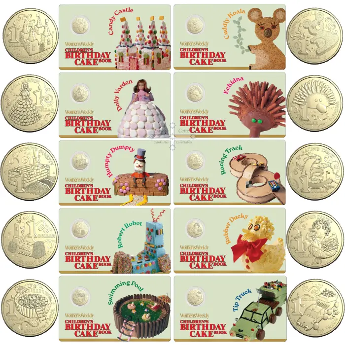 Australian Women's Weekly Coin Complete Card/Coin Collection – $73 Below Retail