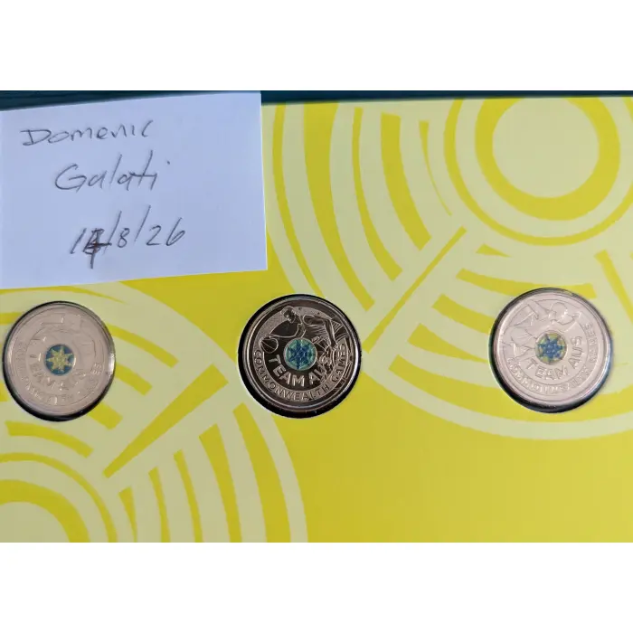 2026 Aust Com Games 3 Coin Set