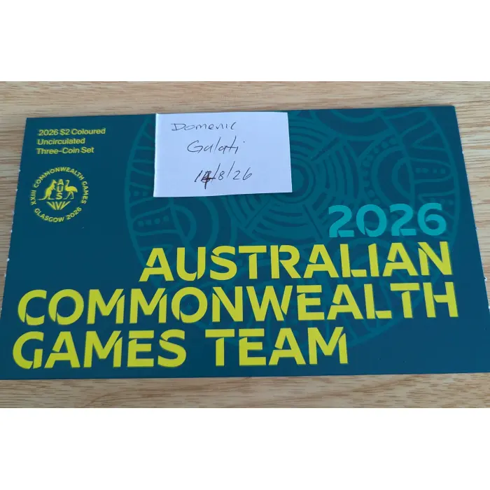 2026 Aust Com Games 3 Coin Set