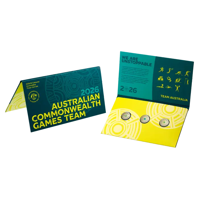 2026 Commonwealth Games - $2 Three-Coin Set in folder