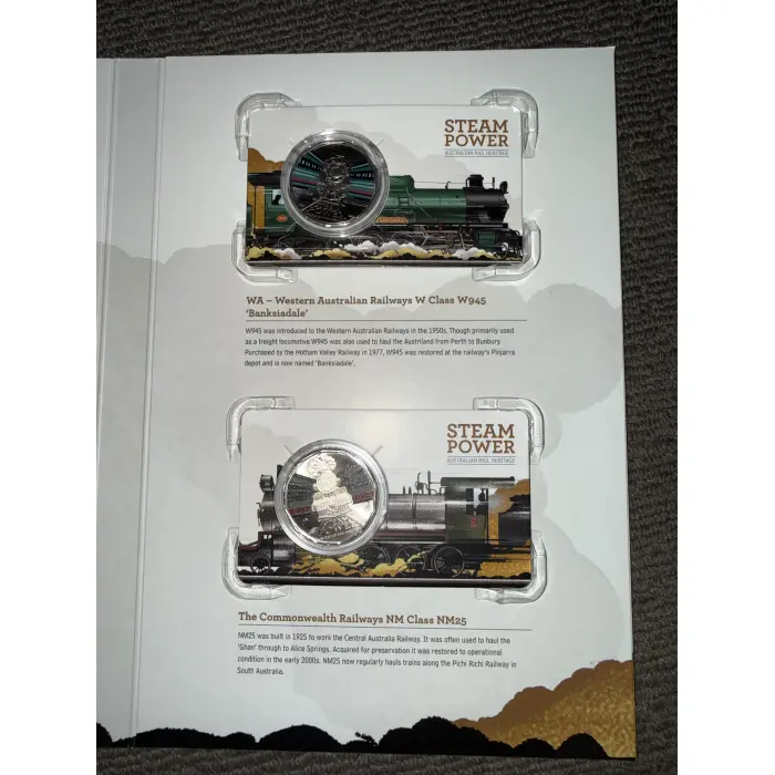 2022 Steam Power Australian Rail Heritage set  