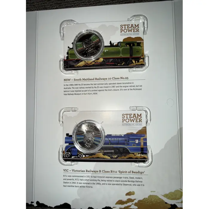 2022 Steam Power Australian Rail Heritage set  