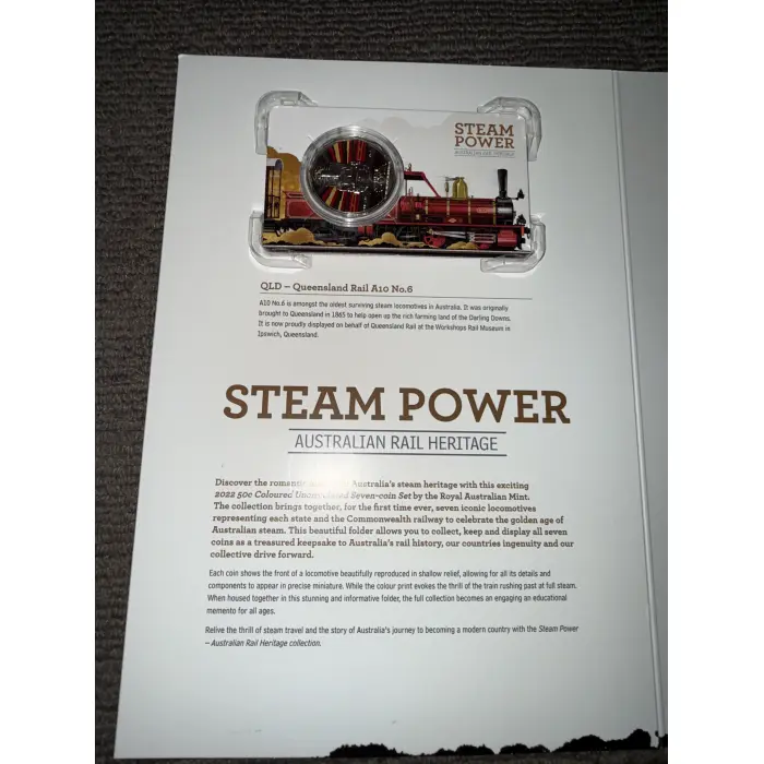 2022 Steam Power Australian Rail Heritage set  