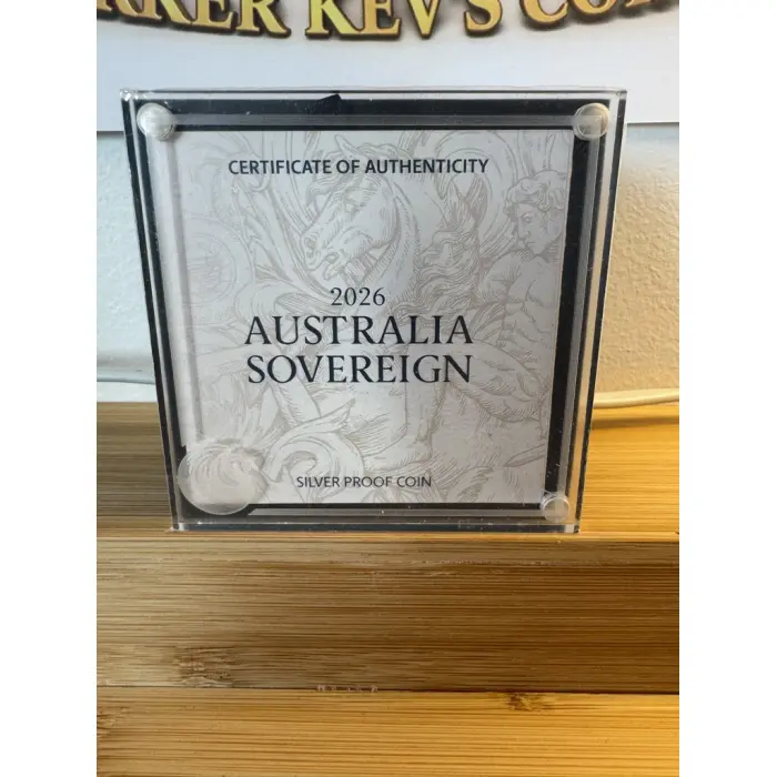 2026 Silver Sovereign. Perth Mint Limited Edition 1/4oz Silver Proof Coin