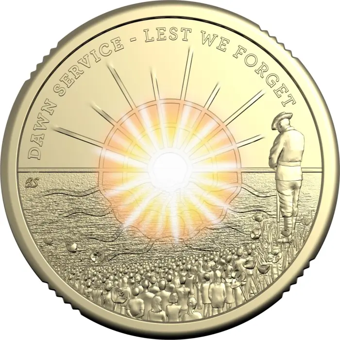 2026 Dawn Service $2 — Royal Australian Mint Roll (25 coins)