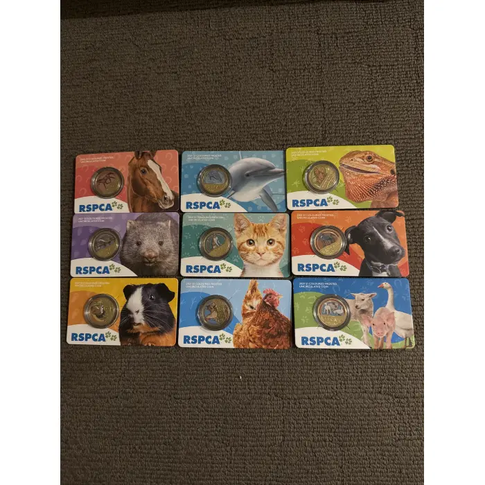 RSPCA 150 years coin set 