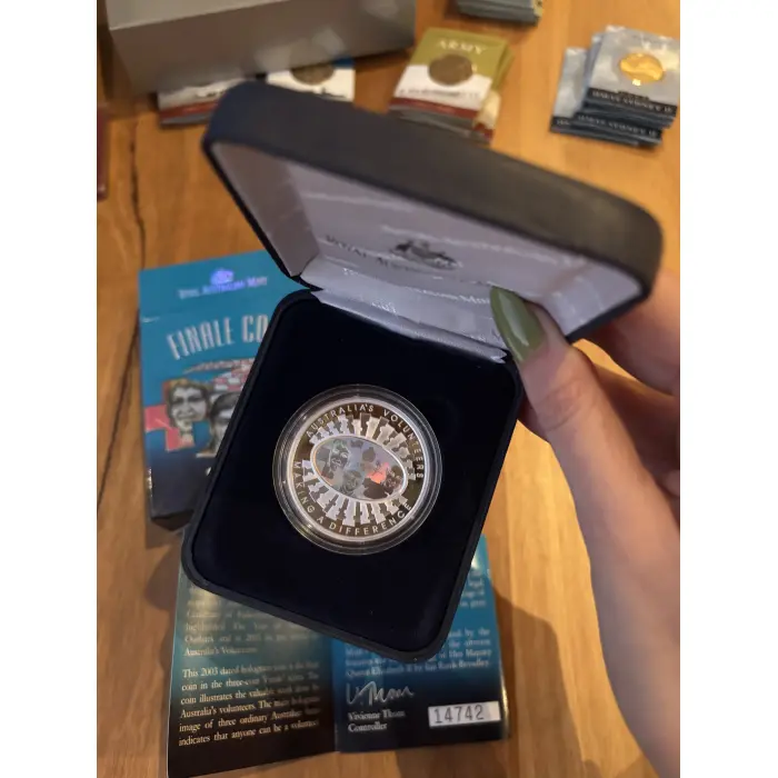 2003 Finale Proof Coin - 99.9% Pure silver and Exelgram hologram 