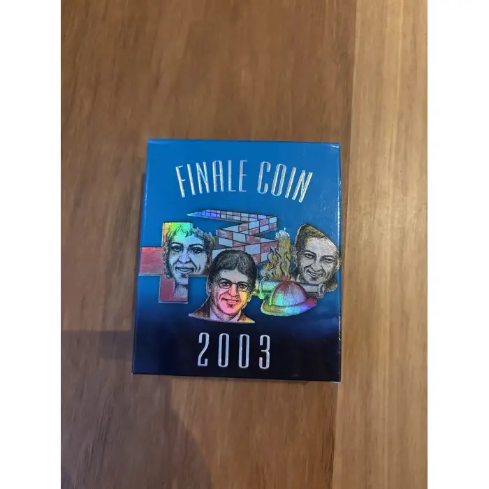 2003 Finale Proof Coin - 99.9% Pure silver and Exelgram hologram 